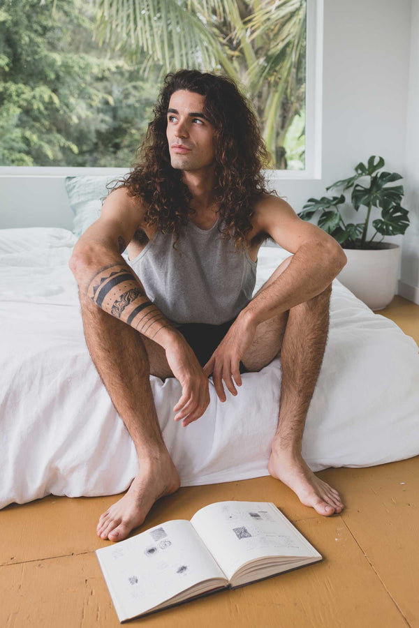 Heathered Tank Top | Jungmaven Hemp Clothing & Accessories / Color: