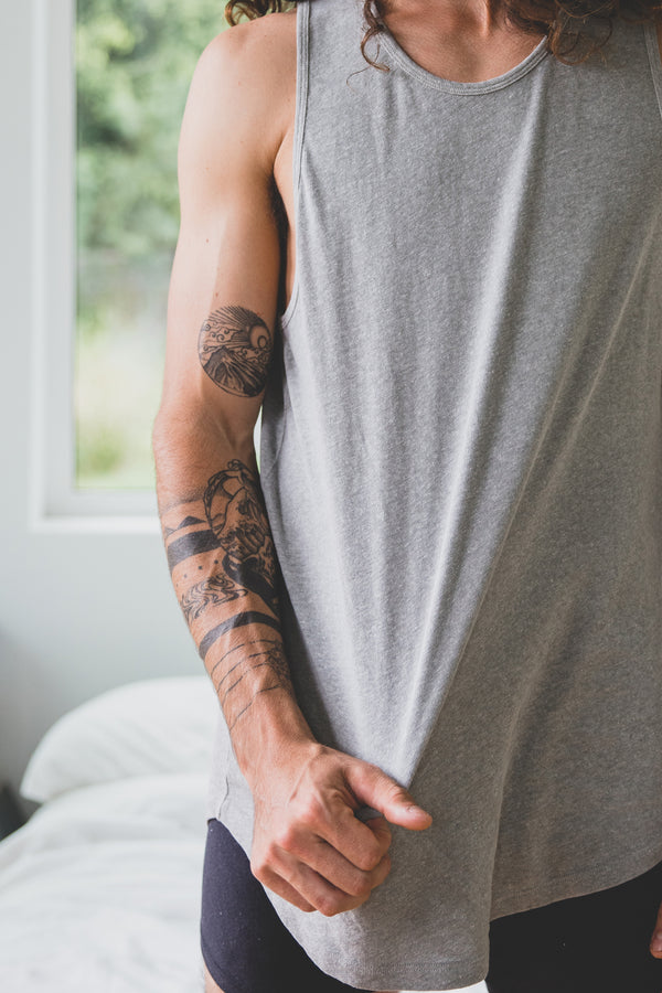 Heathered Tank Top | Jungmaven Hemp Clothing & Accessories / Color: