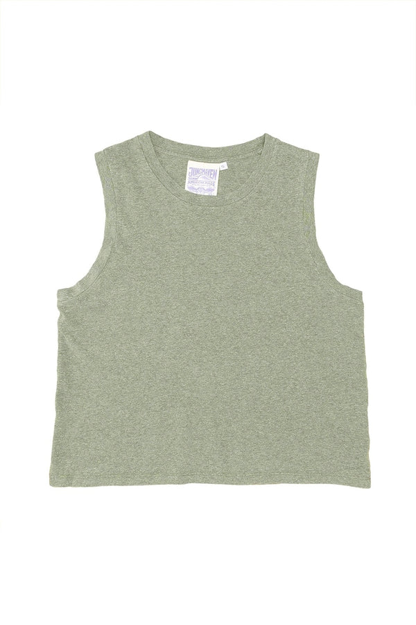 Heathered Phoenix Muscle Tee  | Jungmaven Hemp Clothing & Accessories / Color: Agave Green