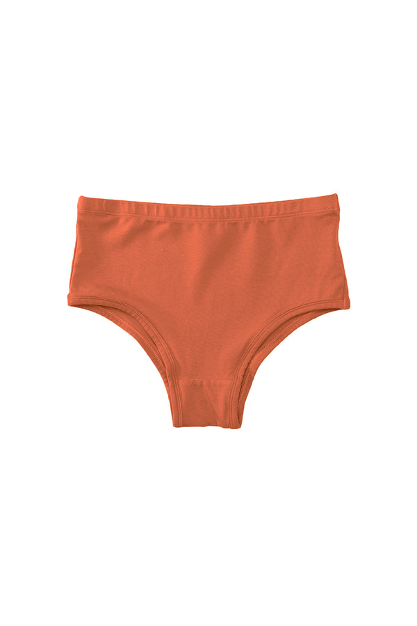 High Waist Brief - Sale Colors | Jungmaven Hemp Clothing & Accessories / Color: Burnt Orange
