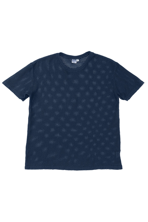 Highline Mesh Tee | Jungmaven Hemp Clothing & Accessories / Color: Deep Indigo