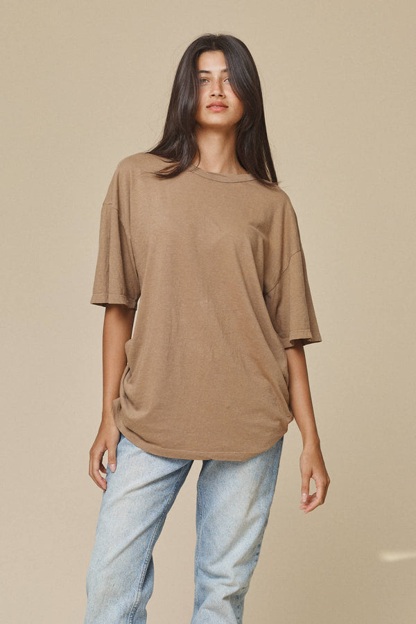 Index Tee | Jungmaven Hemp Clothing & Accessories / model_desc: Meeya is  5’6” wearing XS