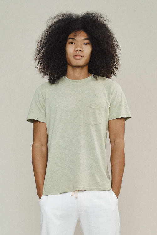 Jung Pocket Tee | Jungmaven Hemp Clothing & Accessories / model_desc: Chaz is 6’2” wearing L