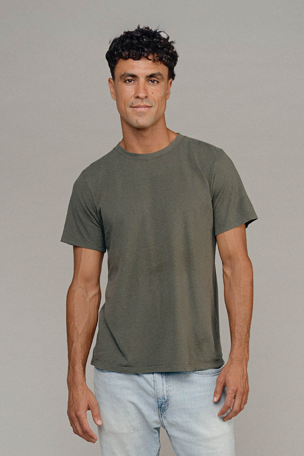 Jung Tee | Jungmaven Hemp Clothing & Accessories / model_desc: Shen is 6’3" wearing L