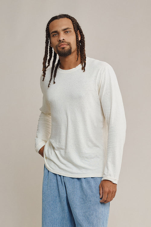 Jung Long Sleeve Tee | Jungmaven Hemp Clothing & Accessories / model_desc: Davon is 6’0” wearing L