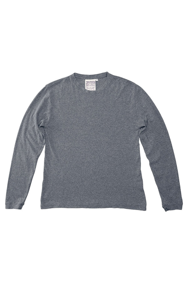 Heathered Jung Long Sleeve Tee | Jungmaven Hemp Clothing & Accessories / Color: Diesel Gray