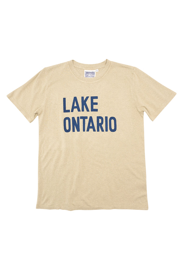 Lake Ontario Jung Tee | Jungmaven Hemp Clothing & Accessories / Color: Desert Khaki