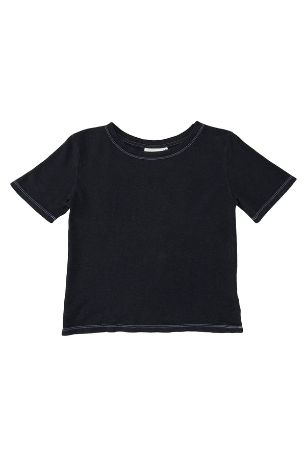 Loma Pique Tee| Jungmaven Hemp Clothing & Accessories / Color: Black