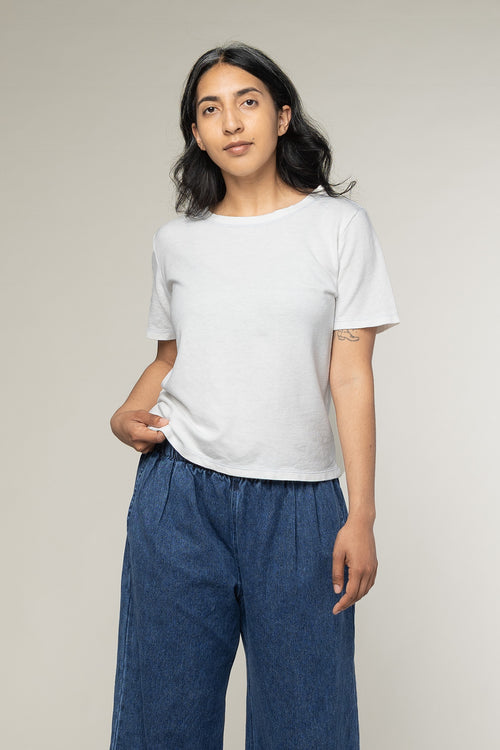 Loma Pique Tee | Jungmaven Hemp Clothing & Accessories / model_desc: Davina is 5’7” wearing M