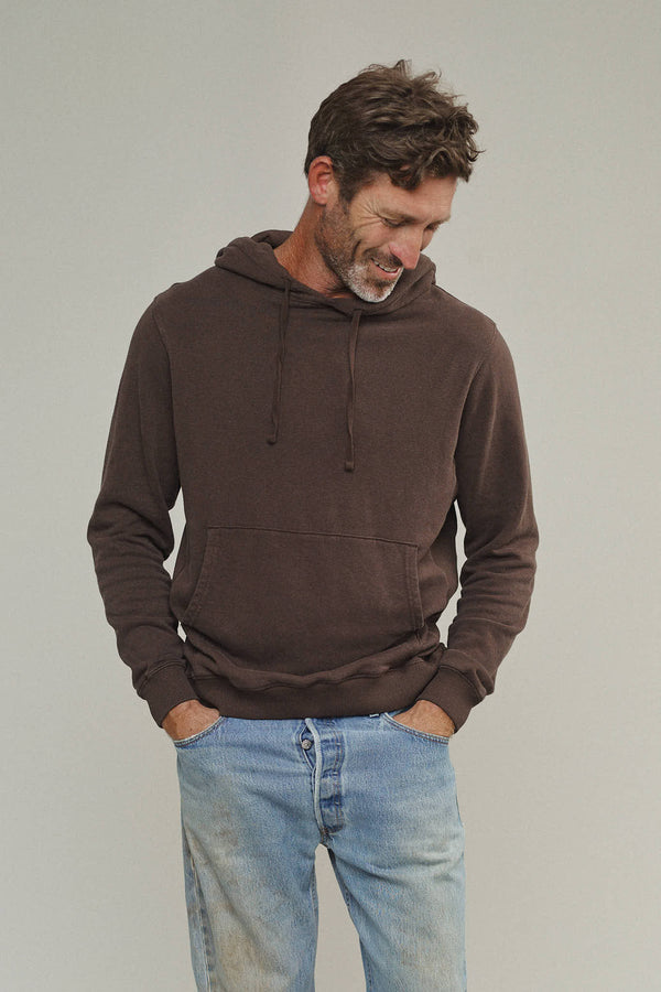 Montauk Hooded Sweatshirt | Jungmaven Hemp Clothing & Accessories / model_desc: Bryan is 6’1” wearing M