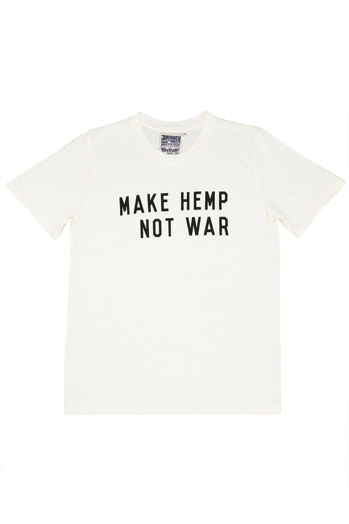 Make Hemp Not War  Jung Tee | Jungmaven Hemp Clothing & Accessories / Color: Washed White