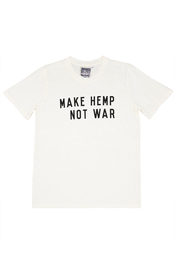 Make Hemp Not War  Jung Tee | Jungmaven Hemp Clothing & Accessories / Color: Washed White