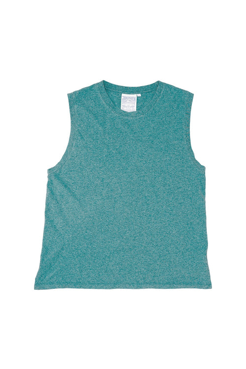 Heathered Malibu Muscle Tee | Jungmaven Hemp Clothing & Accessories / Color: Deep Teal