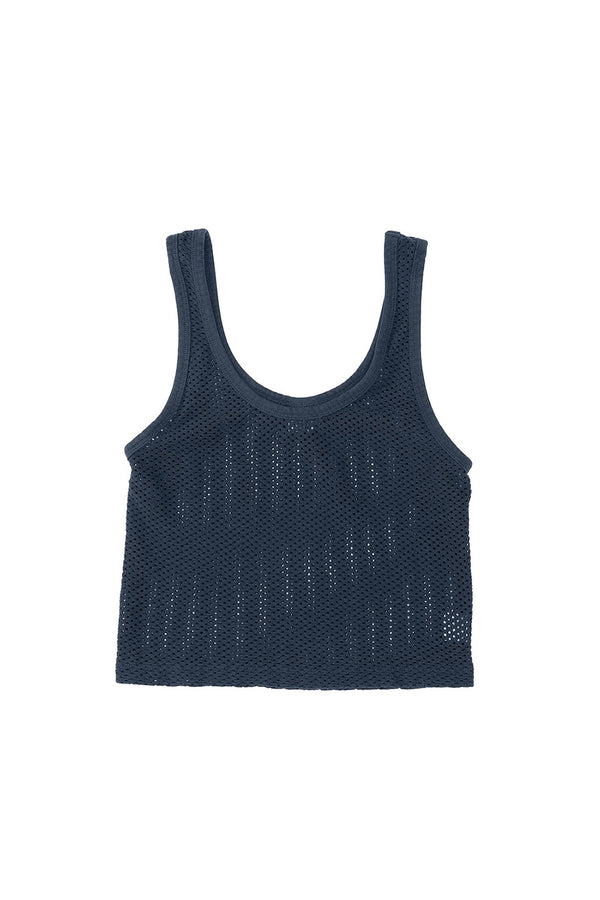 Mesh Sporty Tank | Jungmaven Hemp Clothing & Accessories / Color: Navy
