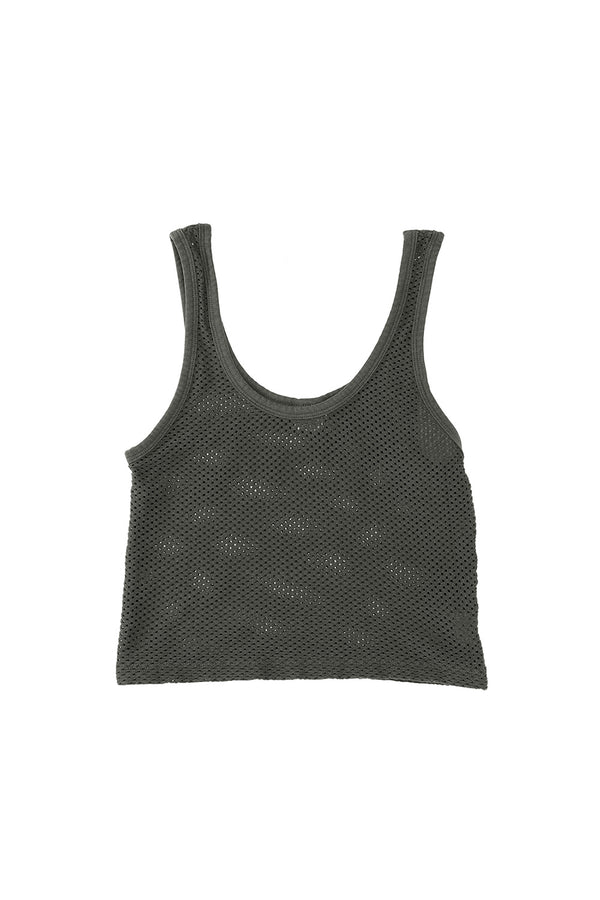 Mesh Sporty Tank | Jungmaven Hemp Clothing & Accessories / Color: Olive Green