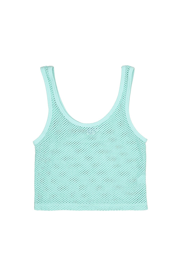 Mesh Sporty Tank | Jungmaven Hemp Clothing & Accessories / Color: Yucca