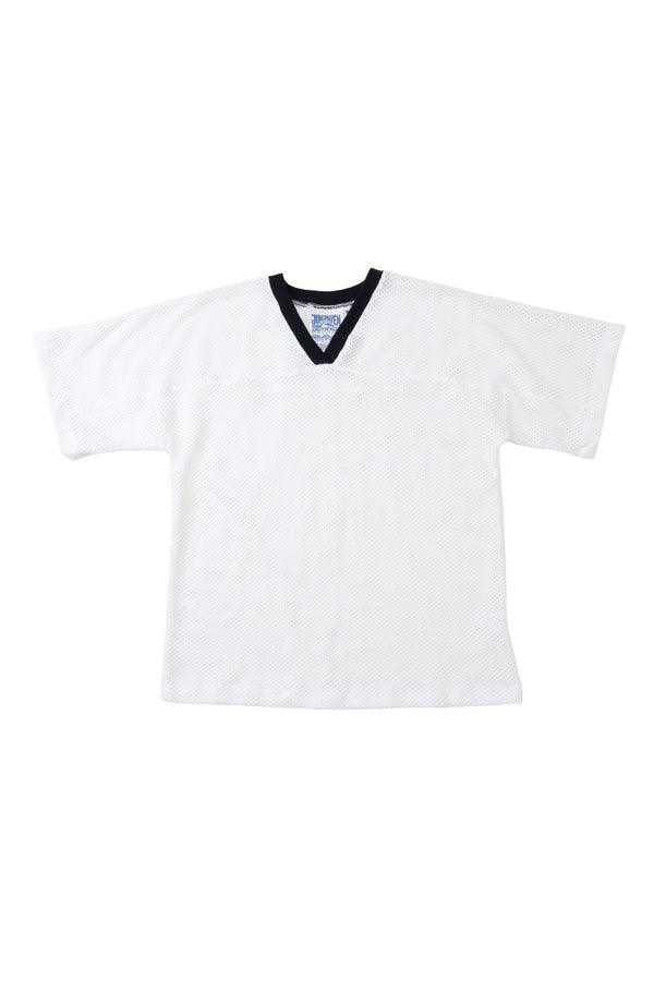 Miles Mesh Jersey | Jungmaven Hemp Clothing & Accessories / Color: Washed White