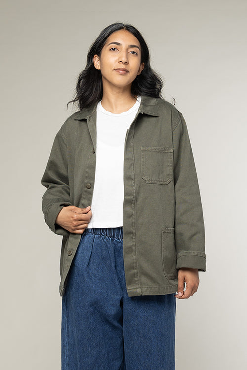 Olympic Jacket | Jungmaven Hemp Clothing & Accessories / model_desc: Davina is 5’7” wearing M