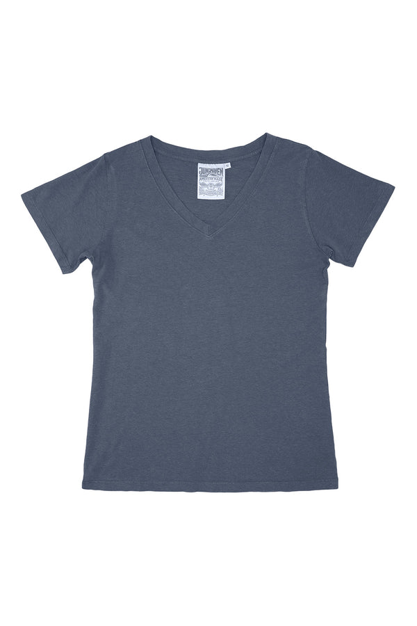 Paige V-neck | Jungmaven Hemp Clothing & Accessories / Color: Diesel Gray