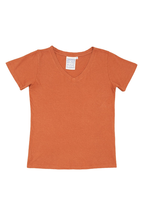 Paige V-neck | Jungmaven Hemp Clothing & Accessories / Color: Pumpkin Spice