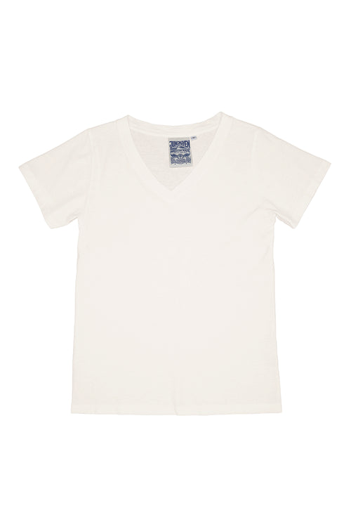 Paige V-neck | Jungmaven Hemp Clothing & Accessories / Color: Washed White