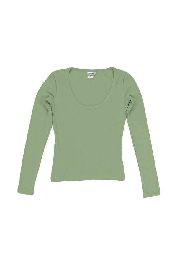 Paseo Long Sleeve Tee - Sale Colors | Jungmaven Hemp Clothing & Accessories / Color: Pistachio
