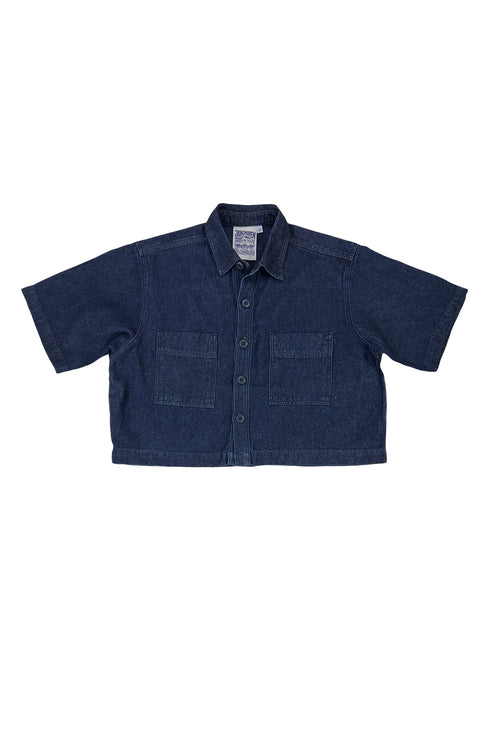 Phinney Denim Shirt | Jungmaven Hemp Clothing & Accessories / Color: Dark