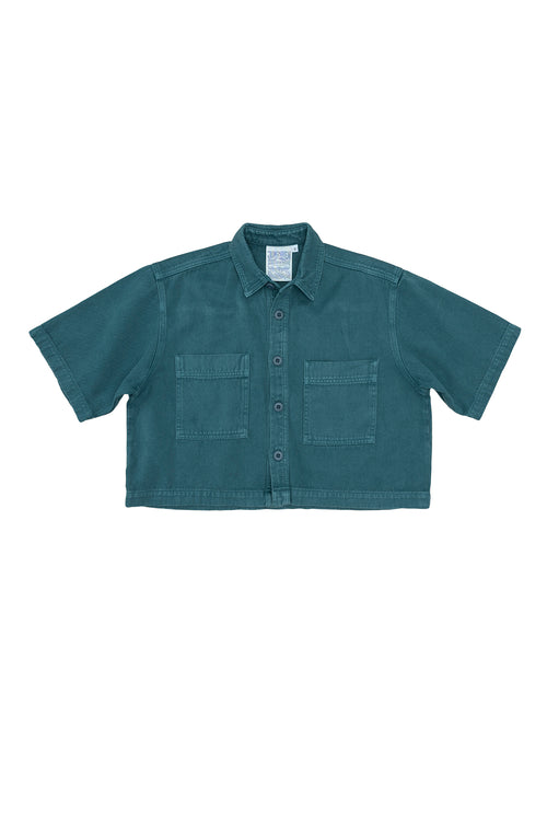 Phinney Twill Shirt | Jungmaven Hemp Clothing & Accessories / Color: Deep Teal