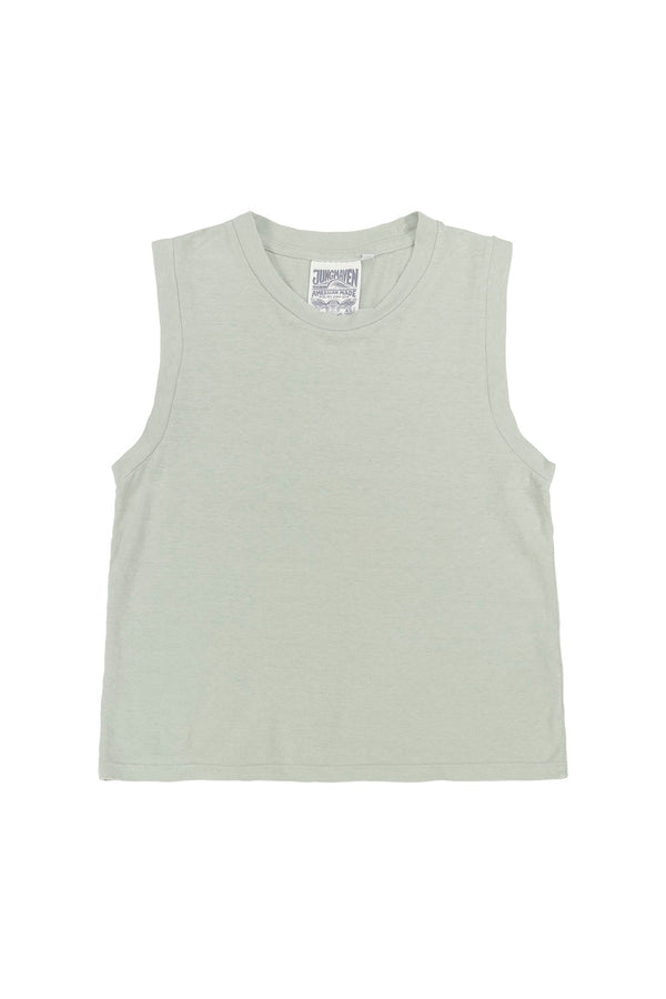 Phoenix Muscle Tee | Jungmaven Hemp Clothing & Accessories / Color: Agave Green