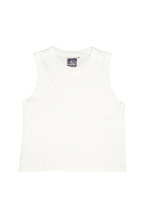 Phoenix Muscle Tee | Jungmaven Hemp Clothing & Accessories / Color: Washed White