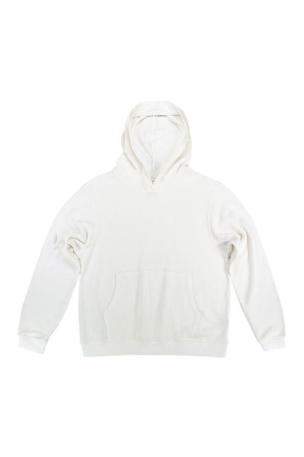 Powell Hooded Sweatshirt | Jungmaven Hemp Clothing & Accessories / Color: Washed White