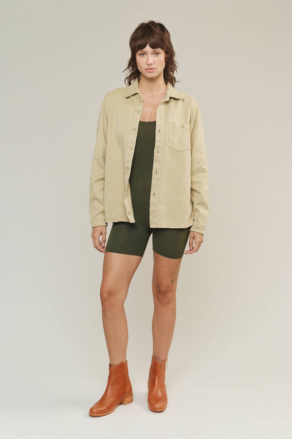 Topanga Shirt | Jungmaven Hemp Clothing & Accessories / model_desc: Tatchi is 5'9” wearing S