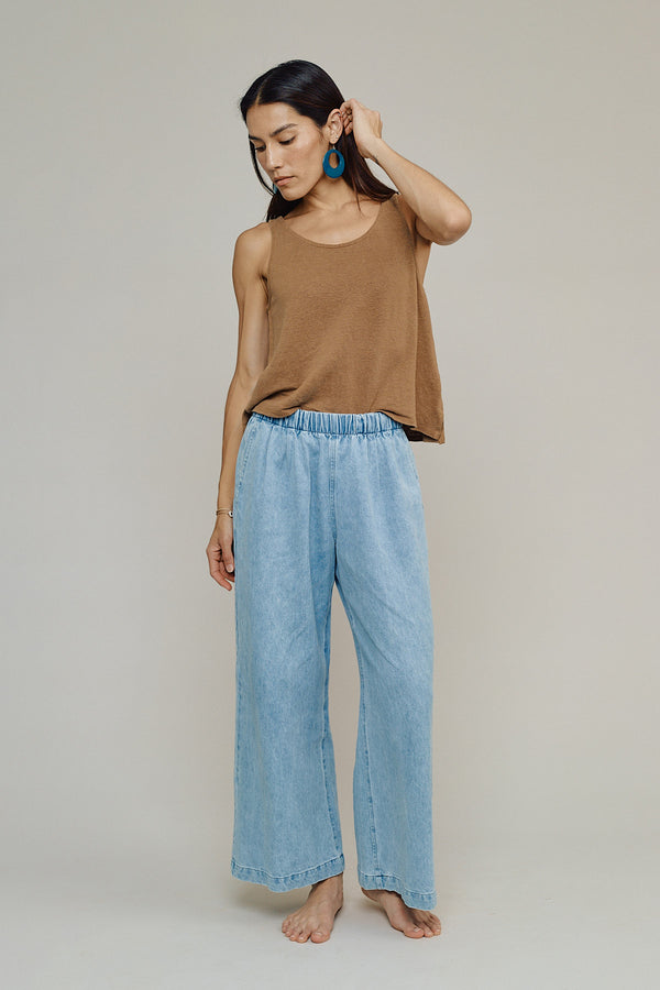 Disco Denim Pant | Jungmaven Hemp Clothing & Accessories / model_desc: Jenna is 5’10” wearing XS
