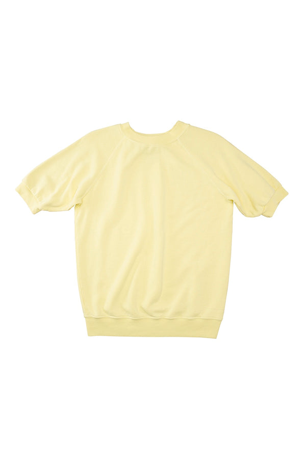 Short Sleeve Raglan Fleece Sweatshirt - Sale Colors | Jungmaven Hemp Clothing & Accessories / Color: Shortbread