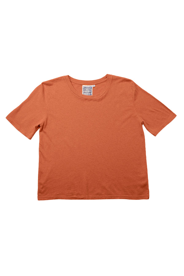 Silverlake Cropped Tee - Sale Colors | Jungmaven Hemp Clothing & Accessories / Color: Burnt Orange