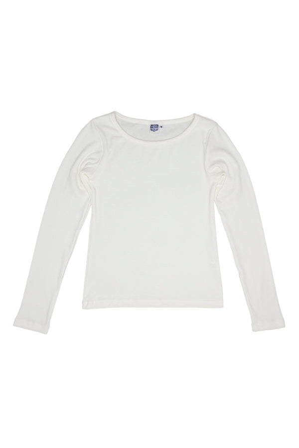 Solara Long Sleeve Tee | Jungmaven Hemp Clothing & Accessories / Color: Washed White