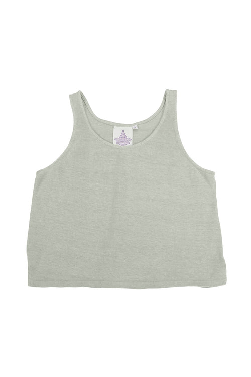 Sophie 100% Hemp Cropped Tank Top - Sale Colors | Jungmaven Hemp Clothing & Accessories / Color: Agave Green