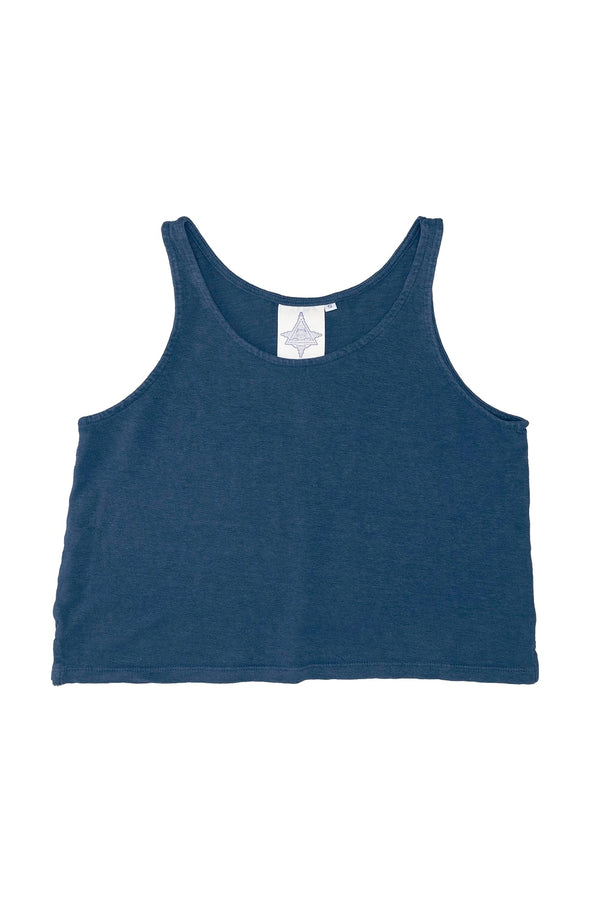 100% Hemp Cropped Tank | Jungmaven Hemp Clothing & Accessories / Color: Deep Indigo
