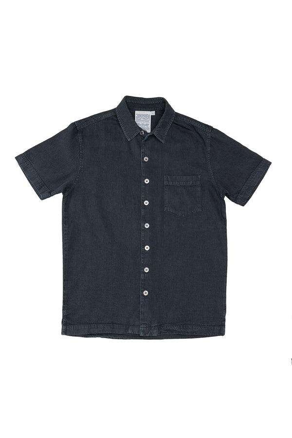 Denim Padaro Shirt | Jungmaven Hemp Clothing & Accessories / Color: Black Indigo