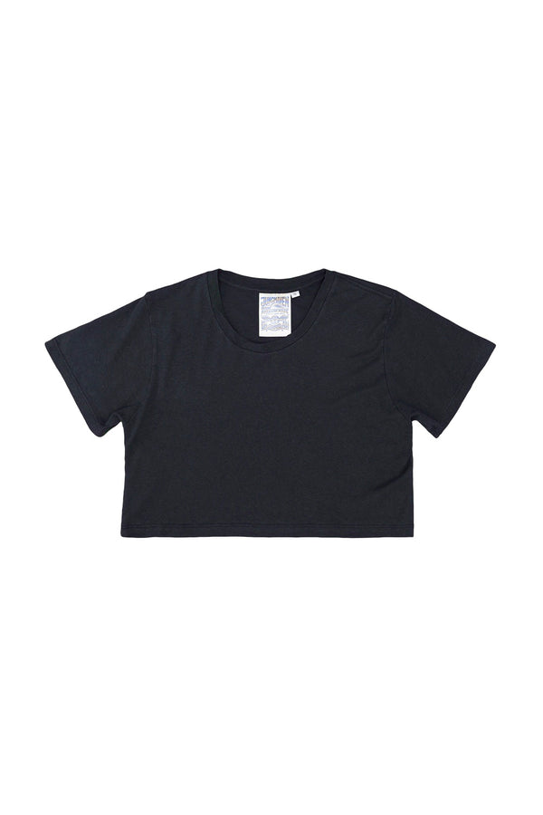 Cropped Lorel Tee | Jungmaven Hemp Clothing & Accessories / Color: Black