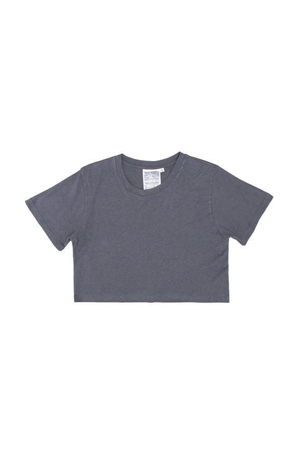 Cropped Lorel Tee | Jungmaven Hemp Clothing & Accessories / Color: Diesel Gray