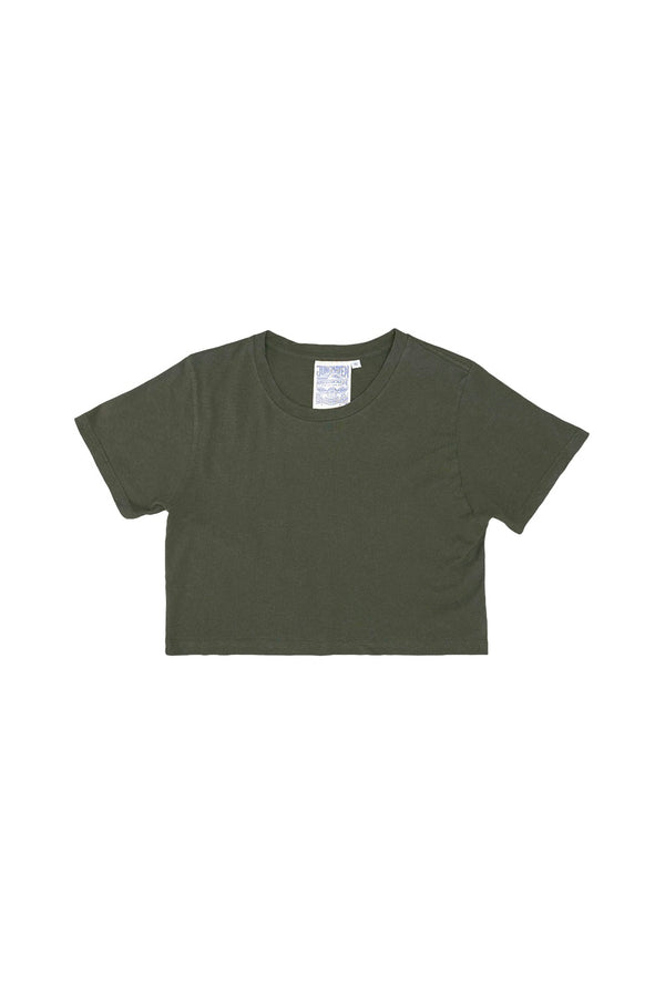Cropped Lorel Tee | Jungmaven Hemp Clothing & Accessories / Color: Olive Green