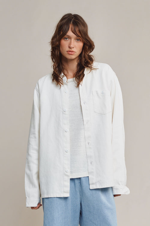 Topanga Shirt | Jungmaven Hemp Clothing & Accessories / model_desc: Tatchi is 5’9” wearing L