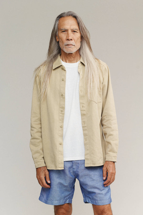 Topanga Shirt | Jungmaven Hemp Clothing & Accessories / model_desc: Martial is 6’2” wearing L