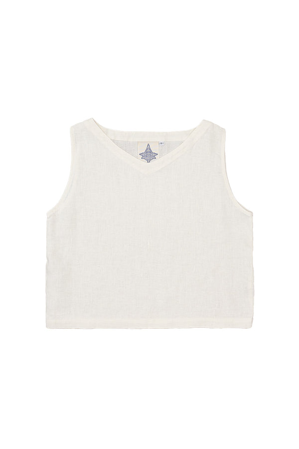 Teton 100% Hemp Tank | Jungmaven Hemp Clothing & Accessories / Color: Washed White