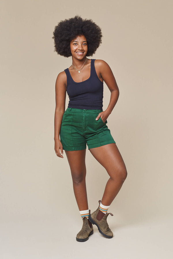 Venice Short - Sale Colors | Jungmaven Hemp Clothing & Accessories / model_desc: Abeba is  5’7” wearing M