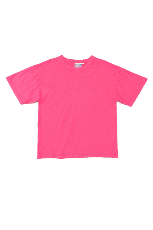 Vernon Oversized Tee - Sale Colors | Jungmaven Hemp Clothing & Accessories / Color: Electric Fuchsia