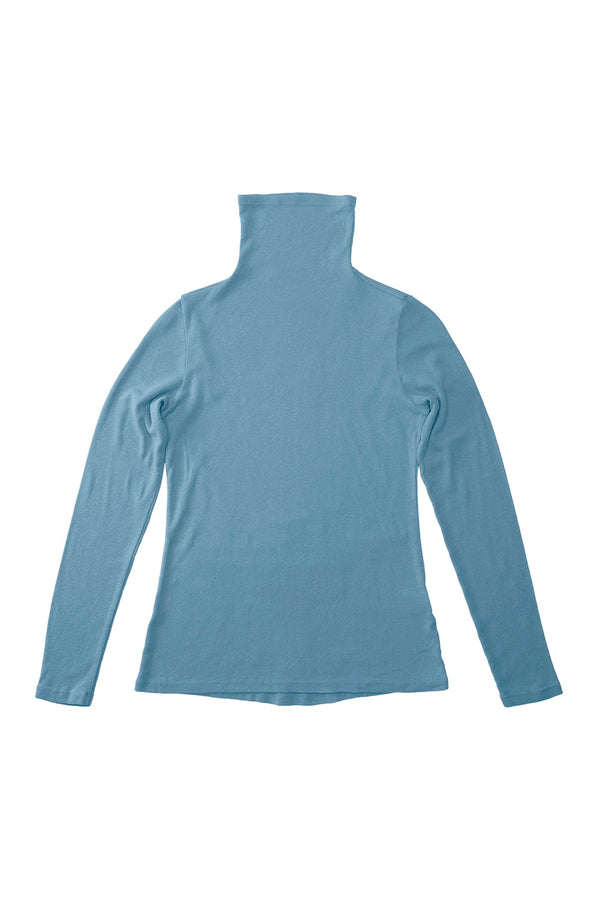 Whidbey Turtleneck - Sale Colors | Jungmaven Hemp Clothing & Accessories / Color: Blue Heaven