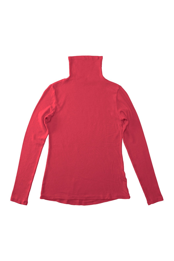 Whidbey Turtleneck - Sale Colors | Jungmaven Hemp Clothing & Accessories / Color: Poppy Red