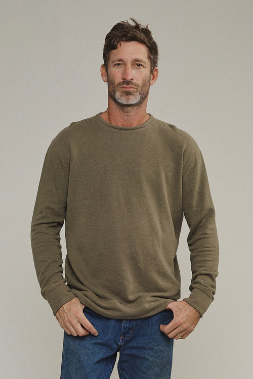 Zephyr Sweatshirt | Jungmaven Hemp Clothing & Accessories / model_desc: Bryan is 6’1” wearing L